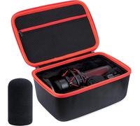 Étui de rangement pour microphone compatible avec HyperX Quadcast, housse protection pour micro avec bonnette micro mousse compatible avec HyperX Quadcast s