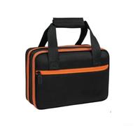 Étui de rangement pour outils de test Wolfbox MF100 double couche avec fermeture élastique et deux poches en maille zippées en polyester résistant à l'eau