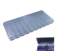 Étui De Rangement Pour Piles - Boîte De Support AAA, Organiseur Portable | Récipient En Plastique Translucide, Conception De Couvercle Facile D'accès, Solution De Stockage De Batterie Compacte Protége