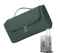 Étui de rangement pour sèche-cheveux, sac de rangement imperméable | portable pour accessoires, maison, valise, vacances, gym, de beauté, kit de coiffure, 31,5 x 14 x 16,5 cm, vert, Siehe