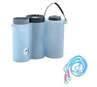 Étui de rangement pour Shark Chillpill FA022 - Sac de voyage portable avec séparateur amovible - Étanche - Coque rigide - 14,3 cm (bleu)