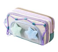 Étui de rangement pour stylos, sac de rangement de grande capacité, support multi-fentes pour papeterie, marqueur de règle, pochette pour gomme, sac de rangement pour étudiants, enseignants