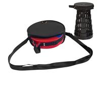 Étui de rangement pour tabouret - Tissu brossé + éponge 27 x 3 cm, étui pour trépied pliable avec protection anti-rayures pour voyage, camping | Sac résistant aux rayures avec protection ronde en