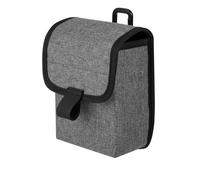 Étui de rangement pour télémètre de golf - 12 x 6 x 17 cm | Pochette portable à suspendre | Sac banane pour télémètre de golf pour homme | Pochette de protection antichoc pour télémètre, gris, Refer