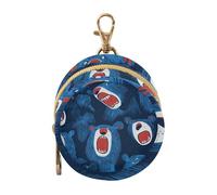 Étui de rangement pour tétine de bébé avec fermeture éclair et clip Motif ours bleus