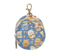 Étui de rangement pour tétine de bébé garçon Motif ours de dessin animé