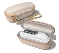 Étui de rangement pour thermomètre auriculaire, coque rigide, sac de transport pour IRT6520, boîte de protection étanche et résistante aux chocs avec sangle, noir (GC-0172 abricot)