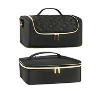 Étui de rangement pour vernis à ongles - Organiseur de garde-robe portable, conteneurs en tissu robuste | Bacs de rangement pliables pour vêtements avec fermetures éclair robustes, articles ménagers