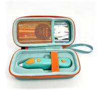 Étui de rangement rigide en EVA le stylo 3D pour 3Doodler Start+ Essentials, sac de rangement portable et compact avec poche en filet et dragonne, idéal pour l'école et les voyages