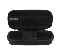 Étui de rangement rigide en EVA pour 3 fléchettes, tiges, vols et pointes, sac de rangement portable pour poche en maille pour fléchettes en acier/pointe souple, noir
