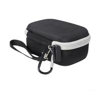 Étui de rangement rigide en EVA pour haut-parleur JBL GO5, housse de protection portable avec absorption des chocs, sac de voyage résistant à la poussière pour l'extérieur (noir et gris)