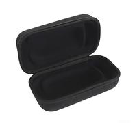 Étui de rangement rigide en EVA pour haut-parleur Pulse 6 avec bandoulière - Sac de voyage résistant aux chocs - Housse de transport portable - Noir - 30 x 16 x 12 cm (entièrement noir)