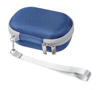 Étui de rangement rigide en EVA pour souris Logitech M750 | M650 | M720 | M330 - Pochette de transport antichoc avec fermeture éclair et sangle pour accessoires | Noir (bleu)