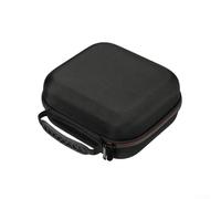 Étui de rangement rigide pour casque Technics Eah-a800 avec double fermeture éclair en métal et intérieur en EVA résistant aux chocs Noir 22 cm