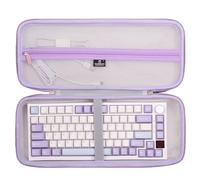 Étui de rangement rigide pour clavier mécanique sans fil EPOMAKER Ajazz AK820 Pro 75 % - Étui de voyage pour clavier EPOMAKER P75/Aula F75/Galaxy70/Aula F75/MAX (boîte à vendre) (violet)