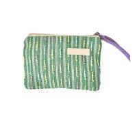 Étui de rangement tendance et pratique pour rouge à lèvres fabriqué à partir de polyester pour les personnes à la mode qui aiment l'ordre. Trousse de maquillage portable, Vert, Beauté de masse
