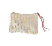 Étui de rangement tendance et pratique pour rouge à lèvres fabriqué à partir de polyester pour les personnes à la mode qui aiment l'ordre. Trousse de maquillage portable, Lait blanc, Beauté de masse