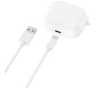 Étui de Recharge pour Écouteurs pour Galaxy Buds3 FE, Chargeur de Remplacement Portable avec Recharge Rapide Et Triple Réserve d'énergie (White)