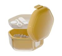 Étui de retenue pour prothèse dentaire - Porte-prothèse étanche - Étui de protection portable | Conteneur de voyage à trois couches, stockage des dents pour dentiers partiels, fausses dents, appareils