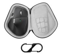 Étui de Souris Rigide Geekria, Compatible avec Logitech MX Master 4 / MX Master 3S / MX Master 3, étui de Transport de Voyage EVA (Gris foncé)
