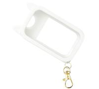 Étui de spray désinfectant pour les mains - Oreilles mignonnes - Décoration de sac en silicone - Porte-brume à main - Étui de voyage avec porte-clés - Pour femmes, voyages en plein air, voyage