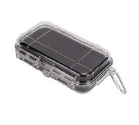 Étui de stockage à l'épreuve de l'eau, boîte à séchage à l'amortisseur en plastique avec doublure d'absorption de choc survie extérieure Boîte à séchage à l'épreuve de l'eau pour (Transparent, grande