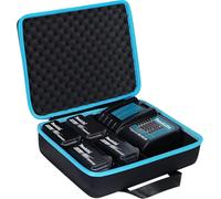 Étui de Stockage Rigide pour 12V 18V 40V Batterie et Chargeur-Tient 12V 18V 40V 2.0/2.5/3.0/4.0/5.0/6.0-Ah Batterie,Chargeur