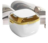 Étui De Support De Retenue - Boîte De Tasse De Trempage Anti-poussière Port | Boîte De Nettoyage Des Dispositifs De Retenue | Pour Les Prothèses Dentaires, Les Bijoux, Les Petits Articles