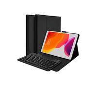 Etui de tablette portefeuille Bluetooth Clavier pour iPad 9 (2021) 10.2 pouces / iPad 8 (2020) 10.2 pouces / iPad 7 (2019) 10.2 pouces - AZERTY / FR