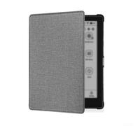 Étui de tablette, support magnétique pour Fire HD 8" 13e génération, mise en veille automatique pour fonction de réveil, couleurs élégantes, protection en cuir synthétique (gris)