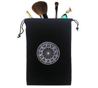 Étui de tarot en velours, sac en velours pour cartes de tarot 12x17,5 cm - Sac de tarot pour jeux de société, sac de jeu de tarot et sac de rangement de dés avec cordon, gardiens