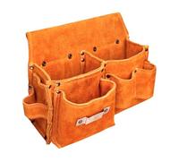 Étui De Technicien En Cuir - Unité 26 X 9 X 18 Centimètres, Support D'instruments Multi-usages, Trieur De Matériel Portable | Artisan Bricoleur Entretien Réparations Électriques Tâches Ménagères Garag