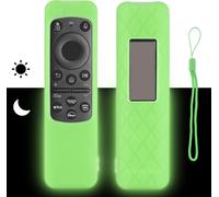 Étui De Télécommande En Silicone Compatible Avec Samsung Bn59-01432A Bn59-01432D Bn59-01455E Bn59-01432J Télécommande Tv Étui De Protection Résistant Aux Chocs Avec Un Cordon (Vert Fluorescent)