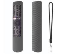 Étui de Télécommande en Silicone pour Xiaomi Mi TV P1 50 43 P1E Q1 75 Q1E 55 XMRM - 19 Housse de Protection Lumineuse pour Télécommande Vocale (Dark Gray)