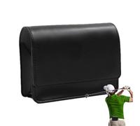 Étui de télémètre de golf - Sac de transport élégant avec rembourrage intérieur doux, coque en cuir synthétique résistant à l'eau, boucle de fixation, mini organisateur de voyage télémètre, équipement