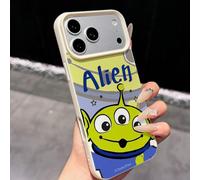 Étui de téléphone à couverture intégrale avec texture de litchi jouet Story Alien, compatible avec iPhone 17 Pro Max, 17, 16 Pro Max, 15 Pro Max, 16 Pro Max, 14, 13, 12, 11, 14 Pro, 15 Plus, 12 Pro, 1