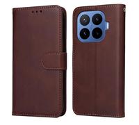 Étui de téléphone à rabat en cuir avec texture de veau classique, compatible avec Xiaomi 17T Pro 5G, 17T, 17 Ultra, 17 Pro, 17, Poco M7 4G, 15T Pro