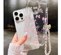 Étui de téléphone antichoc à motif nœud à pois roses, compatible avec iPhone 11 12 13 14 15 Pro Max/13ProMax XR XS, A54 5G/A52/A14/A15/A12/S22/S21/S24/S25S25ULTRA/S21ULTRA/A55 5GA71 4G/A34 5GA22/A13 4