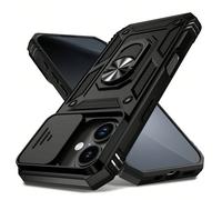 Étui de téléphone antichoc avec protection de l'objectif, grade militaire, support antichoc. Étui de téléphone avec support rotatif à 360 degrés, résistant aux chocs et aux rayures, compatible avec Ap