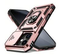 Étui de téléphone antichoc de qualité militaire, support rotatif à 360°, protection de l'objectif. Étui de téléphone antichoc et anti-chute compatible avec Apple 11/12/13/14/15/16 Pro Max, Galaxy S22/