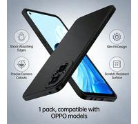 Étui de téléphone antichoc et anti-traces de doigts noir, convenant aux téléphones, étanche, antichoc, résistant aux rayures, avec un dos en TPU souple, étui de protection de téléphone minimaliste OPP