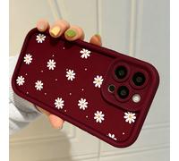 Étui de téléphone antichoc peint aux UV avec fleurs de marguerite plein écran, convient pour iPhone 17, 16, 15, 14, 13, S26, S25, S24, Honor 400Lite, 200Pro, Honor A5, X9, X8, X6, 9X, Smart 6/7/8/9/10