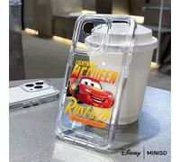 Étui de téléphone avec design de pommade pour pare-chocs Rust-Eze de Lightning McQueen Cars de Disney, convient pour les séries iPhone 17/17 Pro/17 Pro Max/17 Air/16/15/14/13/12/11/X. Étui iPhone 17 P