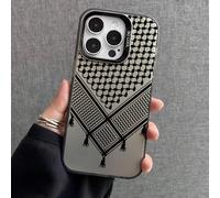 Étui de téléphone avec motif bandana compatible avec 16 15 14 13 12 11 Pro Max X XR XSMAX 8 12 Plus, coque arrière mate anti-chute. Compatible avec Galaxy A03 A05 A05S A12 A14 A15 A32 4G 5G A35 A52/A5