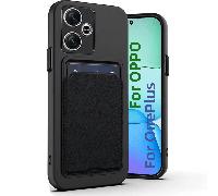 Étui de téléphone avec porte-cartes, étui de téléphone portefeuille en silicone mignon avec fente pour carte de crédit, porte-monnaie en caoutchouc doux fin et mince pour femmes et hommes avec protect