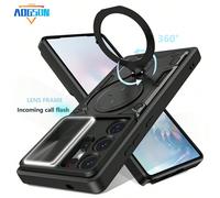 Étui de téléphone avec support magnétique rotatif à 360°, anti-chute, compatible avec 11/12/13/14/15/16 Pro Max, S22/23/24+ UA04/A05/A14/A15/A24/A25/A34/A54S, Moto, OPPO, Vivo, Redmi Note 13C+, HONOR