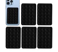 Étui de téléphone avec ventouses, support adhésif en silicone pour téléphone | Support de téléphone avec ventouse en silicone 5 pièces | Support de téléphone antidérapant
