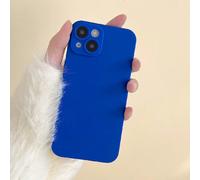 Étui de téléphone bleu unicolore simple, compatible avec iPhone 17 Pro Max, 16, 16 Pro Max, 16 Pro, 16 Plus 11,7p/8p,XR,XS Max,11 Pro,11 Pro Max,iPhone 7/8/SE2,IPhone X/XS,iPhone 12,iPhone 12 Mini,iPh
