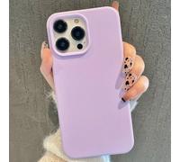 Étui de téléphone créatif mat de couleur unie violet bonbon, compatible avec Apple 11, 12, 13, 14, 15, 16, Plus, 13 Pro Max, XR, 16, 14 Plus, 14 Pro Max, 13 Pro Mini, résistant à l'eau, aux chocs et a