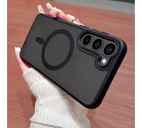 Étui De Téléphone D'Affaires Translucide De Luxe,Couverture Magnétique Magsafe,Samsung Galaxy S25,S24 Ultra,S23,S22 Plus,S20,S21 Fe,256,Nouveau.Black A.For Galaxy S20 Fe